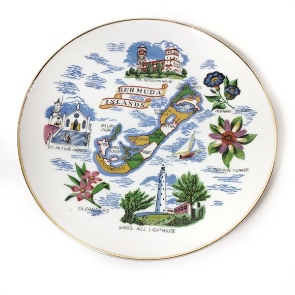 Vintage | Bermuda Souvenir Wall Plate